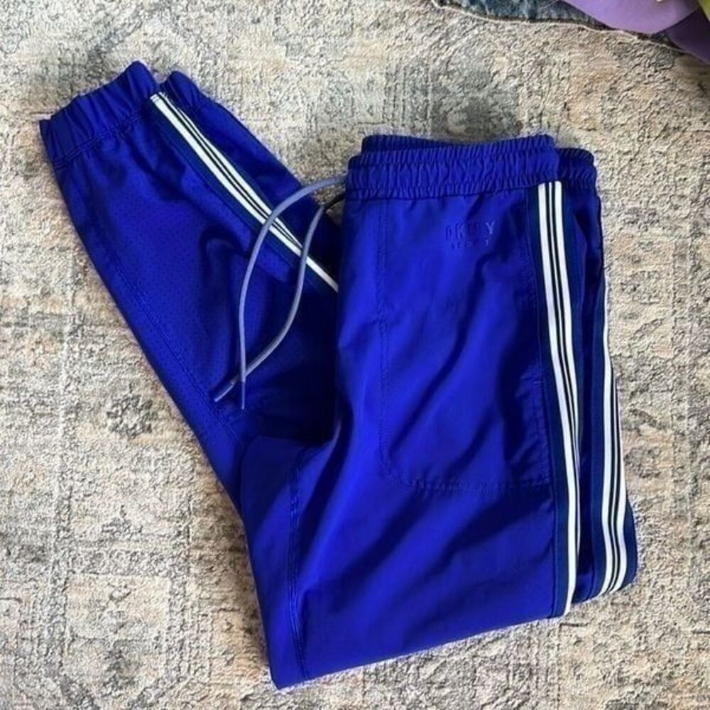 DKNY running pants athleisure size XS CERULEAN BLUE